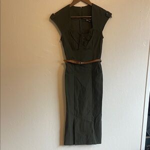 Stop Staring Olive Dress